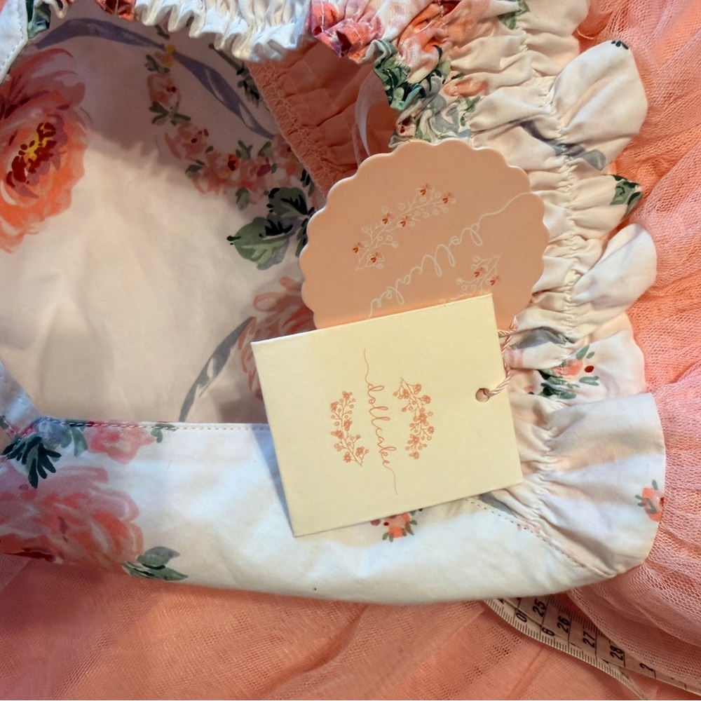 Dollcake Pink Floral Tulle Dress - Picture 4 of 6